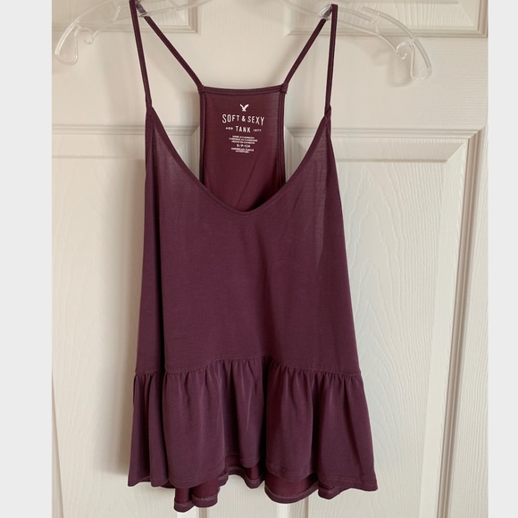 american eagle peplum tank